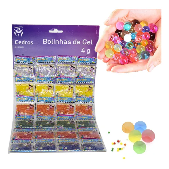 Orbis Bolinhas De Gel Cresce Na Água 4000 Unds Coloridas