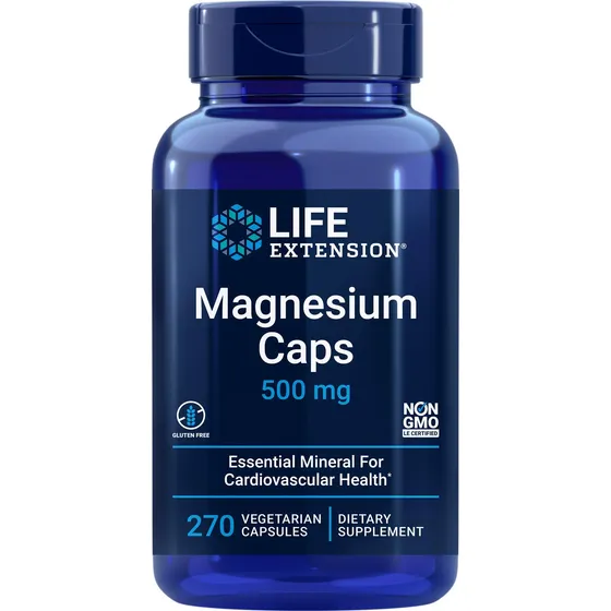 Supplement Life Extension, Cápsulas De Magnesio, 500 Mg, 270