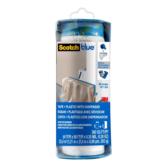 Plástico De Pintor Pregrabado Scotchblue Dispensador, ...