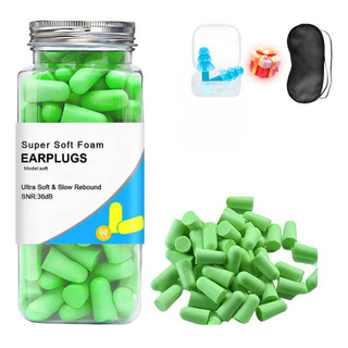 Tapones Oídos Para Dormir Cancelación De Ruido 61 Par Color Verde+1 Pcs Antifaz Tapones Oídos Para Dormir Cancelación De Ruido 61 Par Color Verde+1 Pcs Antifaz