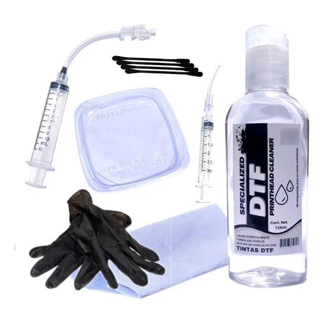 Kit De Destape Para Cabezales Desmontados Con Tintas Dtf