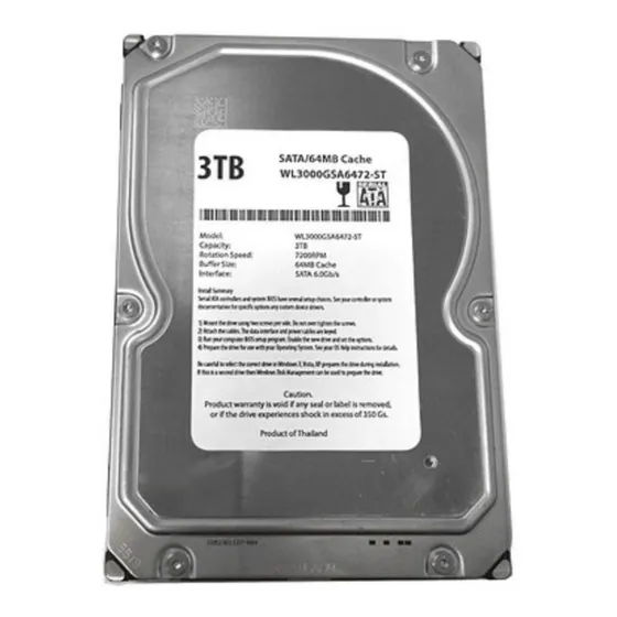 Disco Duro Interno Sata 3tb White Label 3.5''