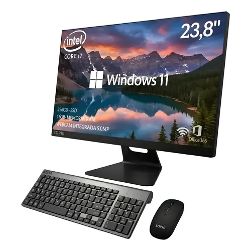 Computador All In One Dell 3280 8ª I3 4gb 128gb Ssd 21.5 Win