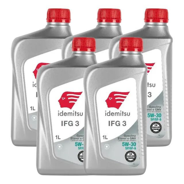 Kit 5l Oleo Motor 5w30 Igf3 Api Sp Idemitsu Ilsac Gf6