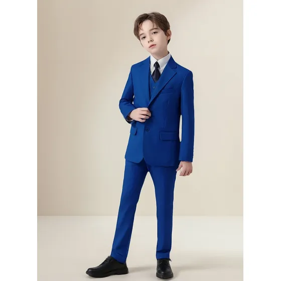 Terno Para Niños Talla 6 Material Lino Saco Y Pantalon