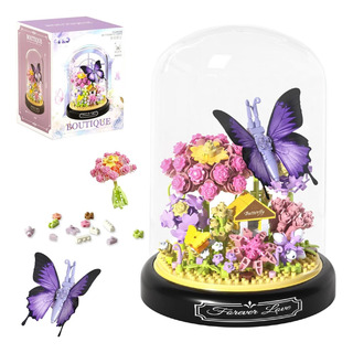 Jiutong Juego Construcción De Ramo De Flores 582 Piezas Jiutong Juego Construcción De Ramo De Flores 582 Piezas