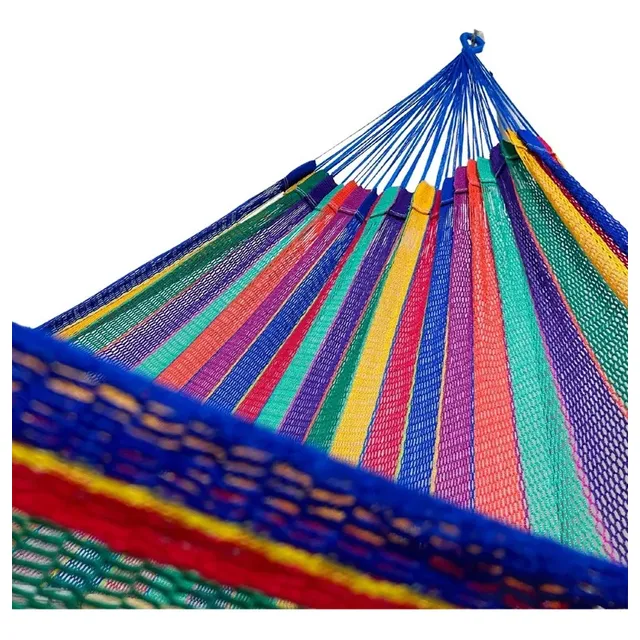 Hamaca Yucateca De Nylon Tejido Hueco