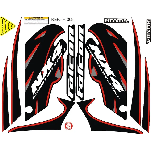 Calcomania Honda Falcon