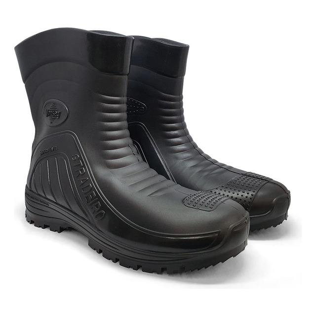 Bota Impermeável Chuva Moto Motociclista Motoqueiro