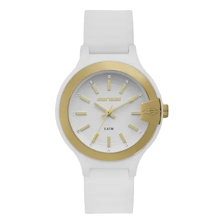Relógio Feminino mo2036je/8b Luau Branco Mormaii