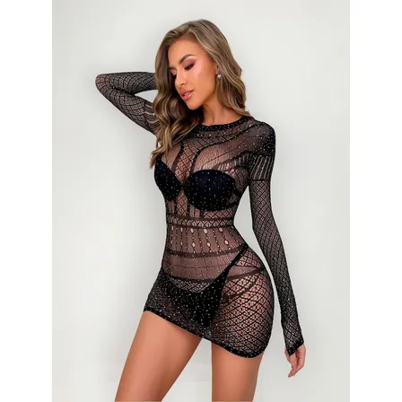 Lenceria Sexy Con Diamantes Fantasia Erotica