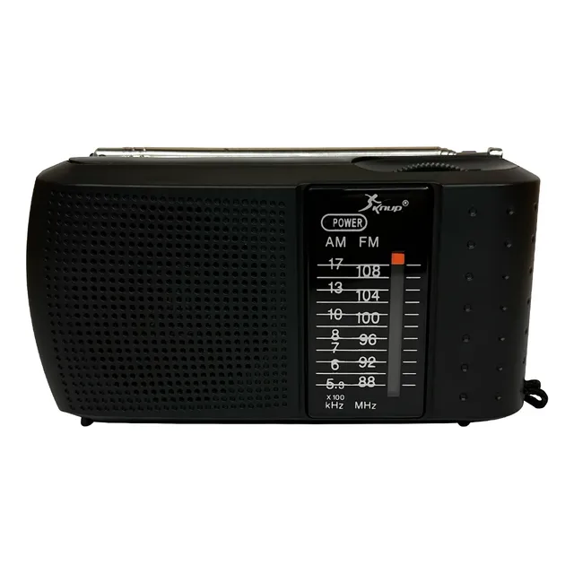 Radio Portátil Práctica De Mano De Bolsillo Am Fm Antena