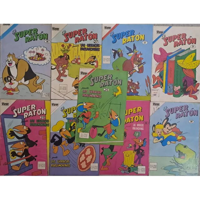 El Super Raton Revsitas Lote De 11 Unidades Nuevas