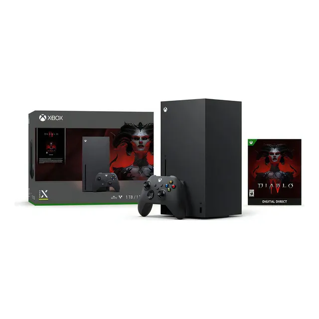Microsoft Consola Xbox Series X 1 TB Bundle Diablo IV Negro