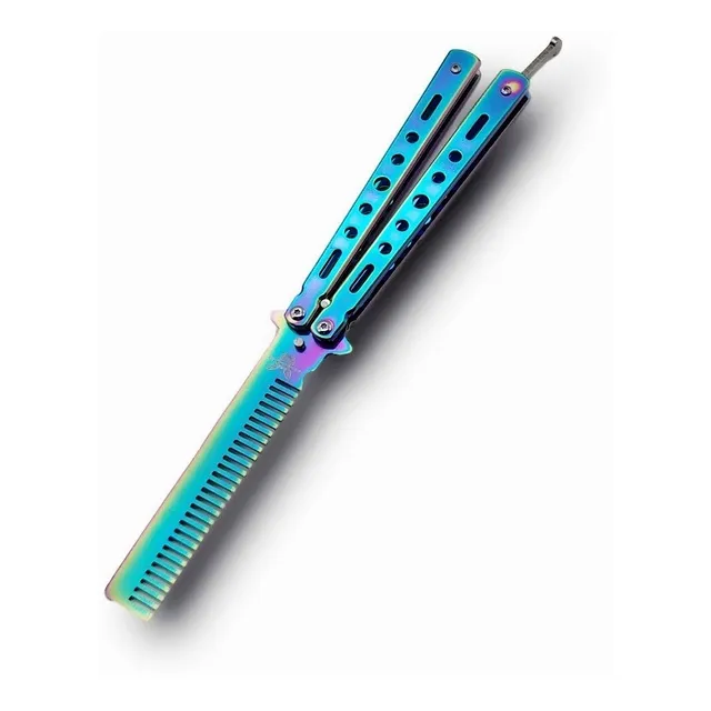 Cuchillo Navaja Mariposa, Para Practica , Kunai Peine 