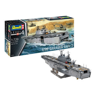 Navio Uss Tarawa Lha-1 Assault Ship 1/720 - Kit Revell 05170 Navio Uss Tarawa Lha-1 Assault Ship 1/720 - Kit Revell 05170