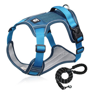 Pechera Para Perro S,m,l Ajustable Reflectante Con Correa Pechera Para Perro S,m,l Ajustable Reflectante Con Correa