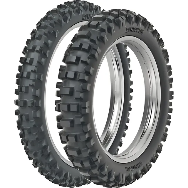 Cubierta Rinaldi Moto Kit 110/100x18 Y 80/100x21 Rmx35