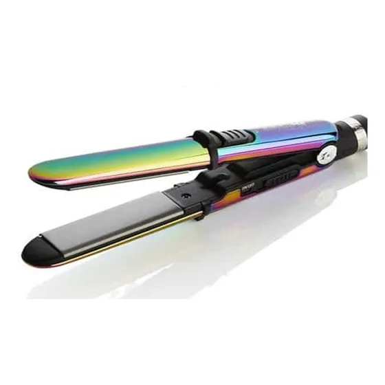 Alaciadora Mini De Viaje Compacta Babyliss Prima2000 Nano Titanium 3/4 De Pulgada  Iridiscente Edición Limitada 127v/220v