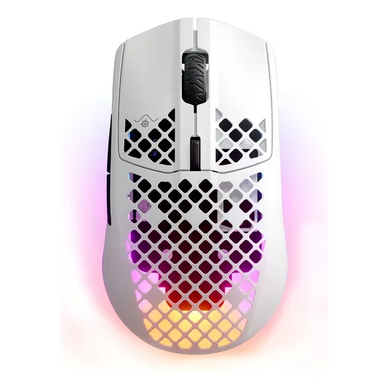 Mouse gamer de juego inalámbrico recargable SteelSeries Aerox 3 Wireless snow