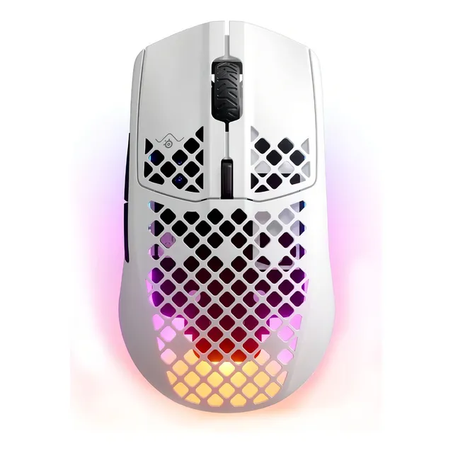 Mouse gamer de juego inalámbrico recargable SteelSeries Aerox 3 Wireless snow