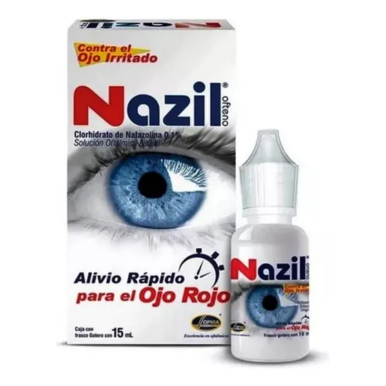 Nazil Gotas Oftalmicas Ofteno Alivio Rapido Ojo Rojo Sophia