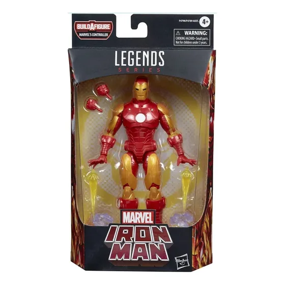 Iron Man Marvel Legends Controller Baf Hasbro Muñeco Figura