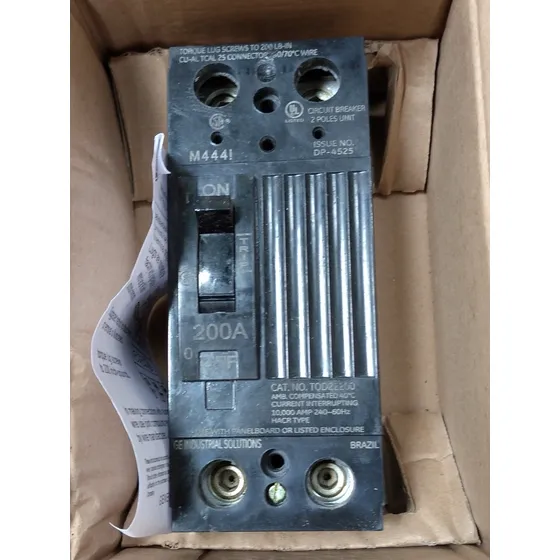 Breaker 2x125 2x175 Y 2x200 Amp General Electric Tqd