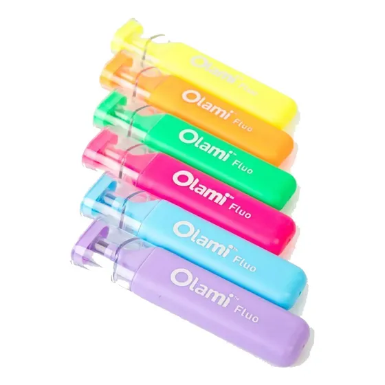 Resaltador Olami Mre300 Pack X 6 Fluo Color