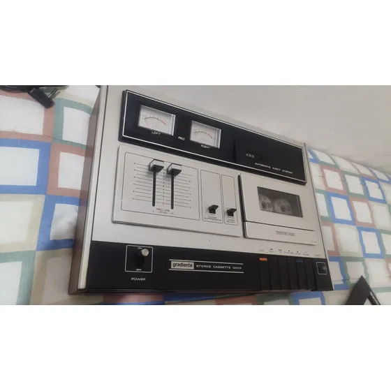 Tape Deck Gradiente Model 1666 Não Cd5500 Cd1 Cd2 360