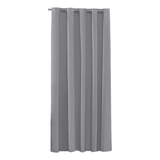 Cortina Pvc Blackout 1,40m X 1,30 Altura Sala Quarto 1 Folha Cinza