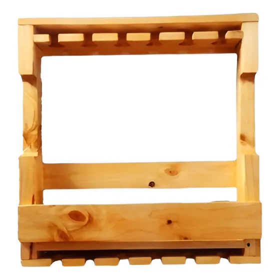 Cava Rústica De Madera De Pino
