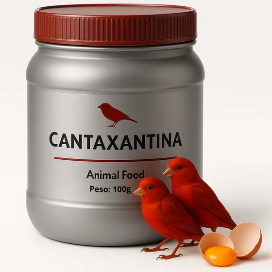 Cantaxantina Vermelha 100% Pura - 100g - Pigmento Importado