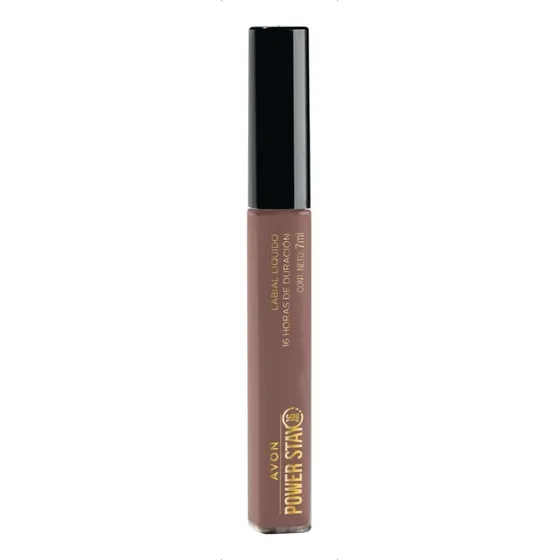 Avon Power Stay Labial Mate Líquido Indeleble 16h Color Non-stop Nude
