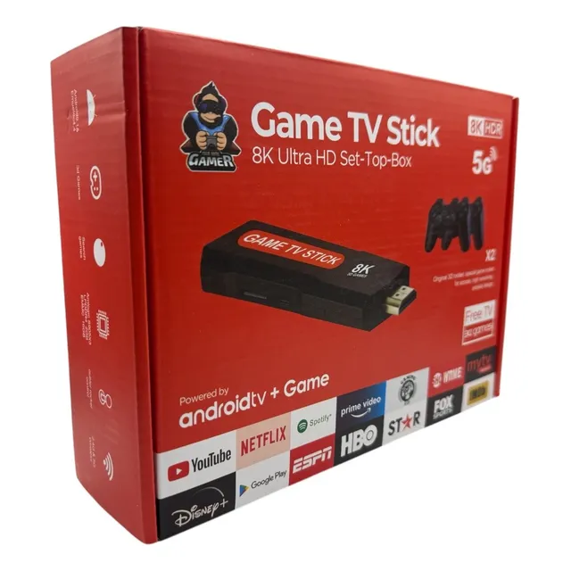 Game Tv Stick 8k Video Juegos Consola Series Pelis Gratis