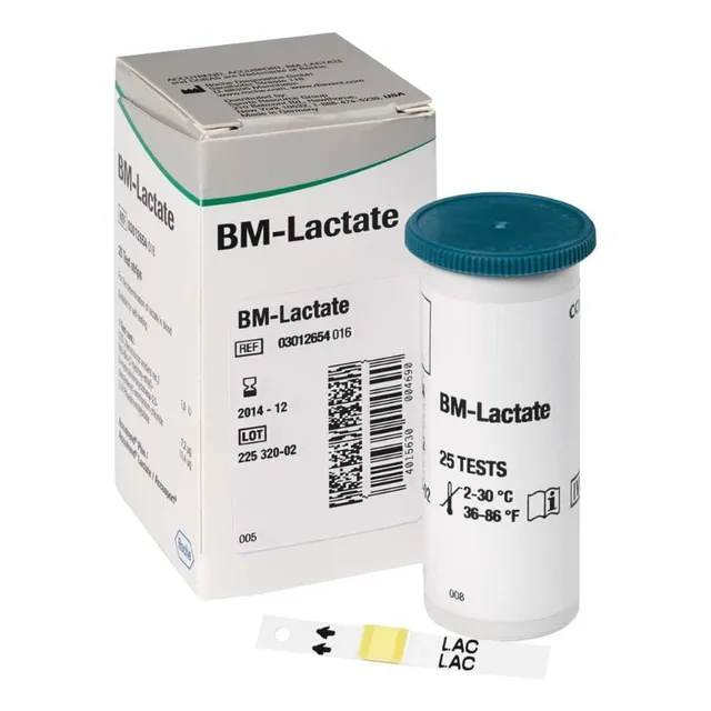 Accutrend Lactato Roche C/25 - Tiras Reagentes Bm-lactate