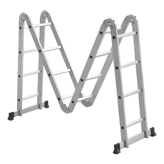 Escalera De Aluminio Plegable Multipropósito Plegable 4x4