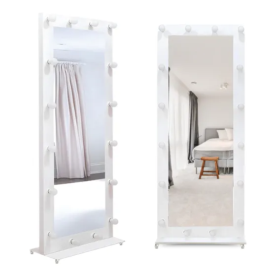 Espelho Camarim 1.80x80 Com Base E Rodinhas