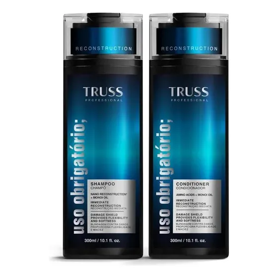 Truss Uso Obrigatório RPK Truss Uso Obrigatório RPK Shampoo Condicionador 300ml Home car de frasco 300ml de 860mL de 860g