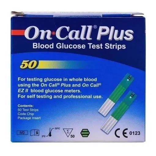 On Call Plus Tiras X 50 Unds Diabetes Control Glicemia