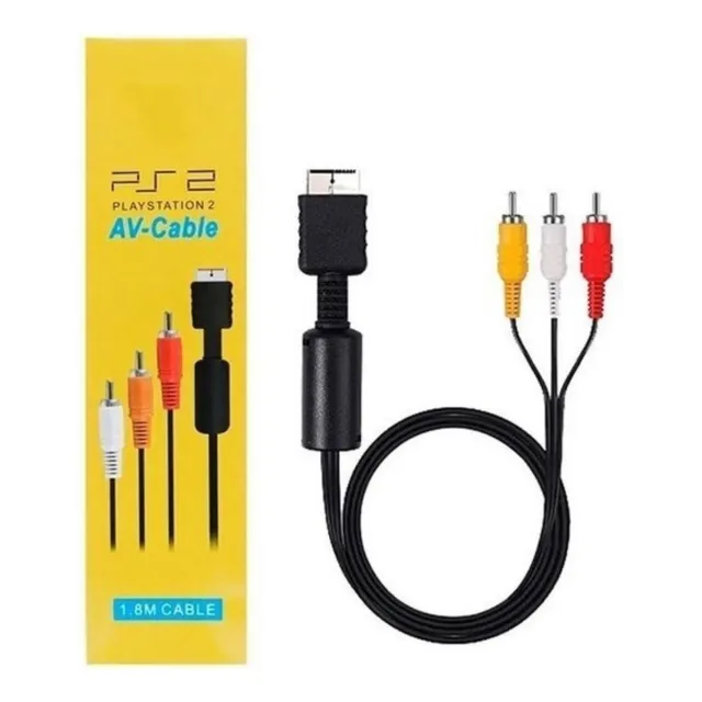 Cable Av Rca Ps1 Ps2 Ps3 Audio Y Video Play