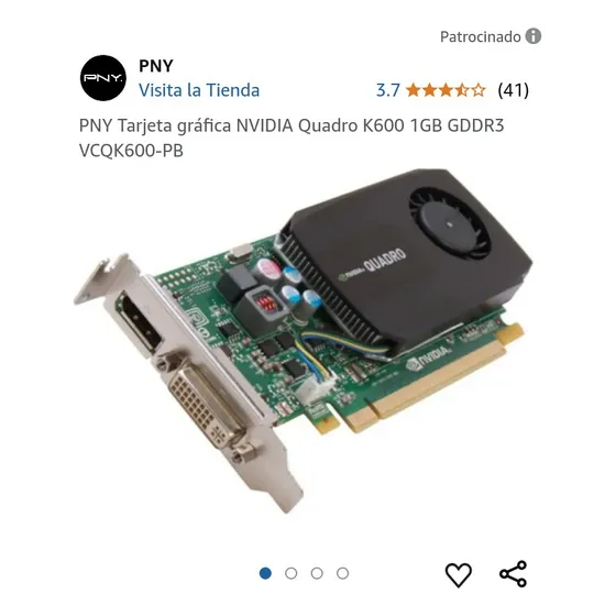 Tarjeta De Videográfica Marca Nvidia Modelo Quadro K600