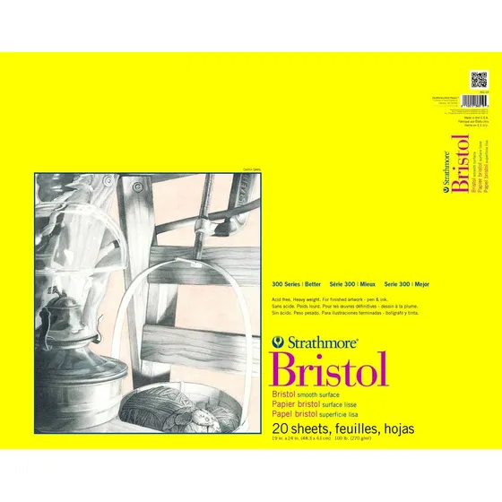 Strathmore Cuaderno Dibujo Serie 300 Bristol Papel Lisa