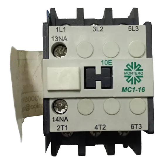Montero Contactor 16a 24v 1na.