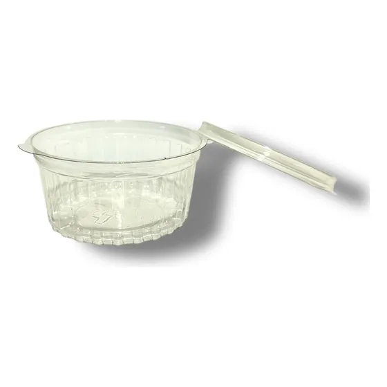 Pote Bisagra Mediano 350cc Pet X 50u Bien Brillosos Transparente
