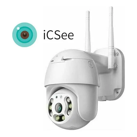 Cámara Ip Exterior Newtek 2697 Domo 1080 Full Hd 2mp Vision Nocturna Celular Camaras Espias 360 Inalambricas Ethernet Sonido Bidireccional App Icsee