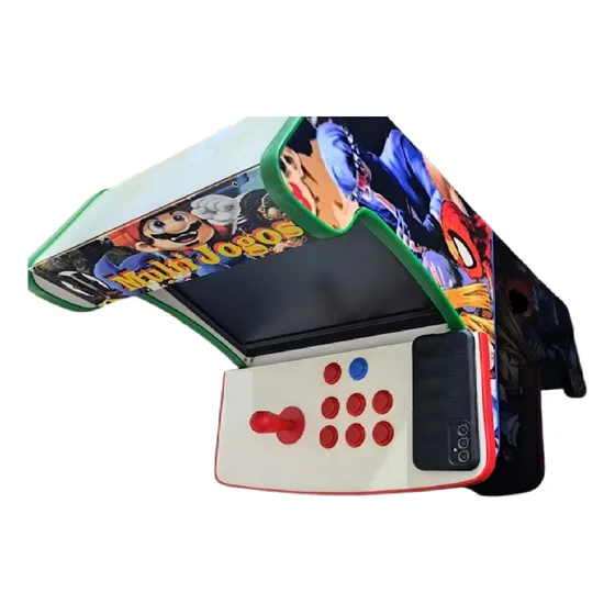 Bartop Tela 16' Com 7500 Jogos Antigos Troco Rodas Jundiai