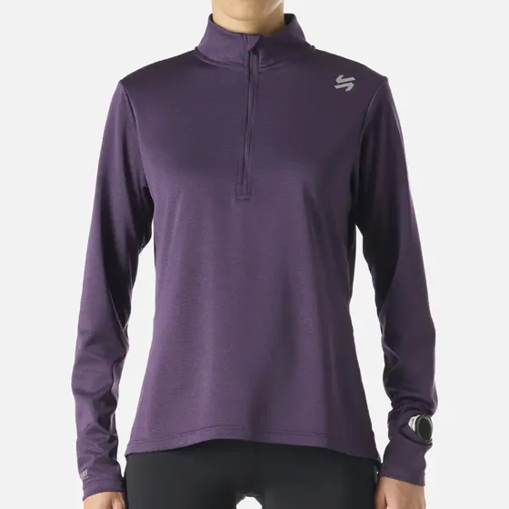 Polerón Deportivo Mujer Built To Move Morado Oscuro