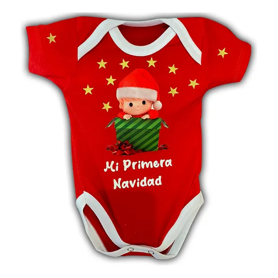 Body Rojo Papa Noel Navidad Personalizado