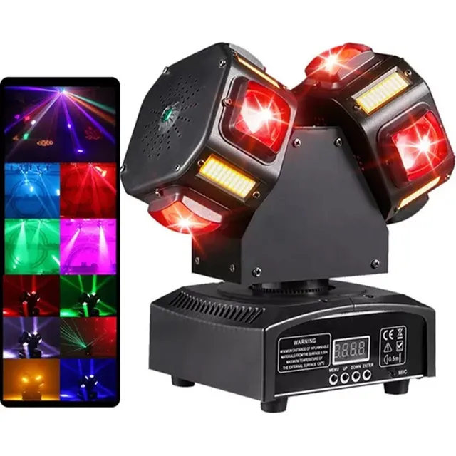 120w Cabeza Movil Led Dmx Luces Dj Laser Roboticas Escenario